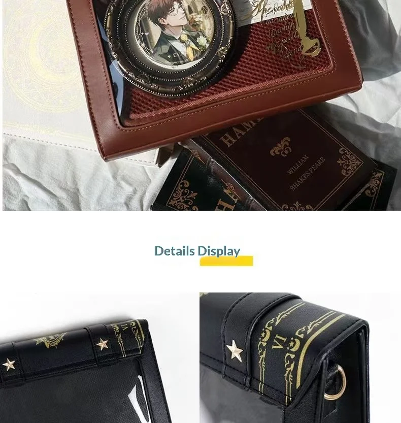 Anime Cosplay Magic Grimoire Rucksack Niedliche transparente Umhängetasche für Frauen Große Kapazität Studenten-Büchertasche für den täglichen Gebrauch – Detail 16