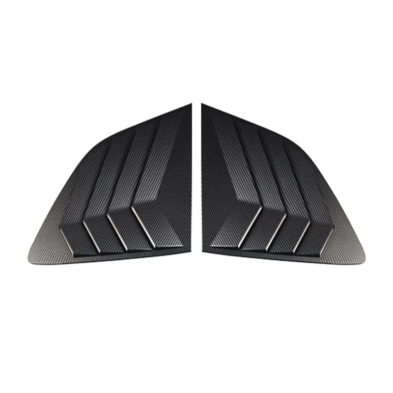 

2PCS Racing Style Rear Side Window Louvers Air Vent Scoop Shades Panel Cover Trim for Honda CRV 2023, ABS