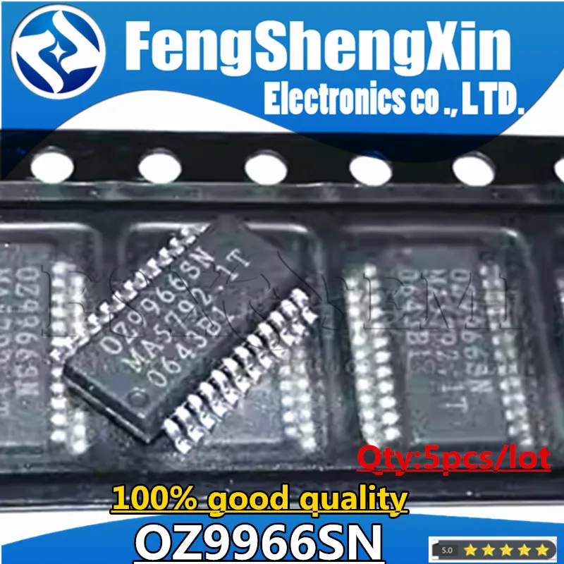 5pcs OZ9966SN SSOP OZ9966 SSOP-24 OZ9966SN-B1-0-TR Chips