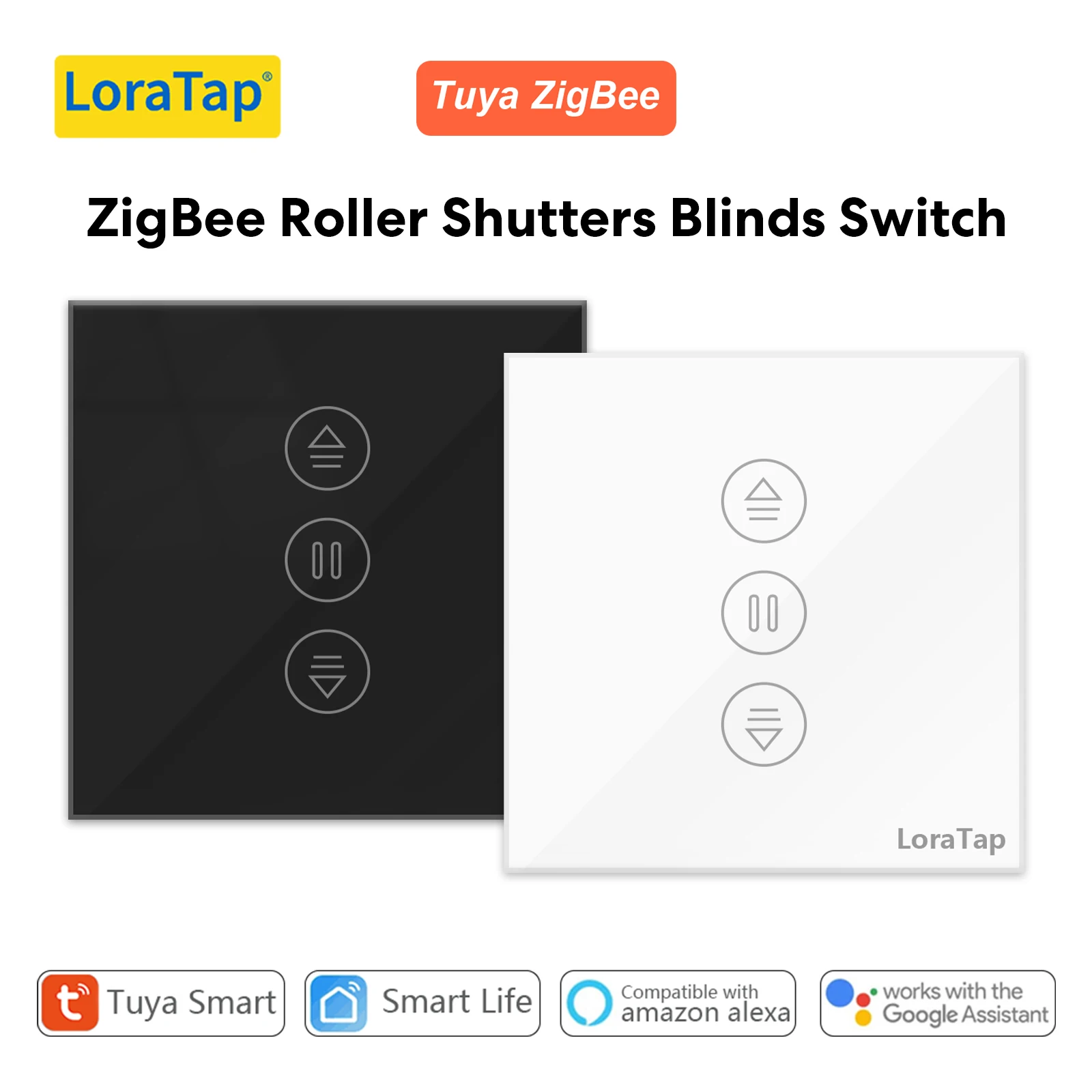 

LoraTap ZigBee Tuya умный переключатель штор для трубчатых двигателей таймер путешествия Google/Alexa голосовое управление удаленное управление