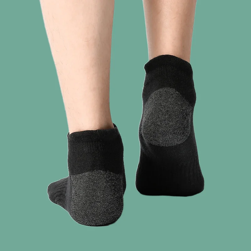 Calcetines cortos deportivos de algodón para hombre y mujer, medias tobilleras de malla transpirable, de Color sólido, a la moda, 6/12 pares