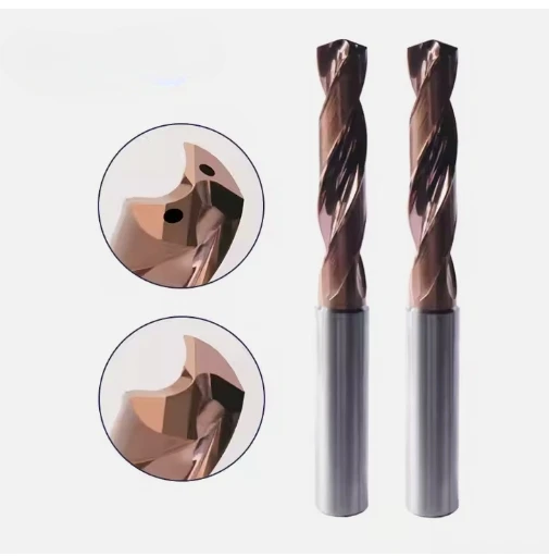 

8 times diameter internal cold drill external cold tungsten steel carbide twist drill professional steel deep hole drill