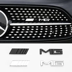 1pcs Front Grill Emblem Badge Decals For Mercedes Benz AMG Logo W204 W205 W210 W211 W212 W213 W167 W176 W463 GLC C63 G63 E63.