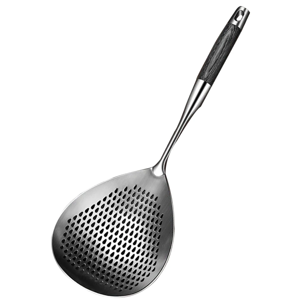 

Stainless Steel Colander Spoon 304 Strainer Slotted Spoons for Cooking Filter Kitchen Supplies Metal Noodle Scoop Easy Clean