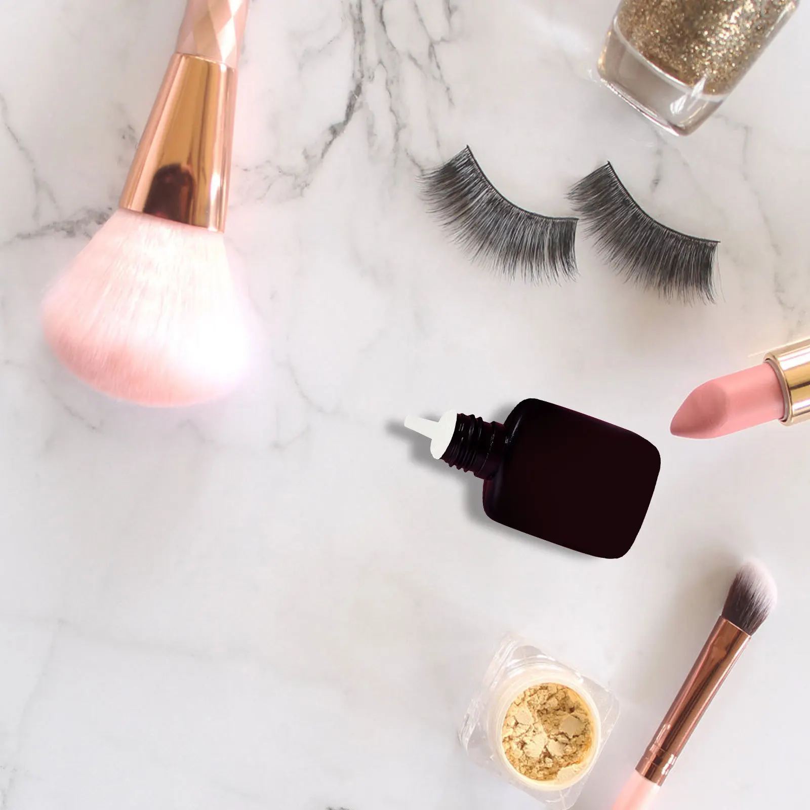 100Pcs Lash Glue Bottle Plugs Eyelash Extension Tips Nozzle Caps Keep Glue Safe Portable Use Fine Craft Design for Professional