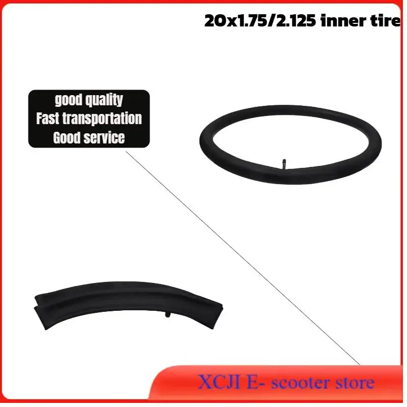 

20X1,75/2,125 Внутренняя трубка из бутилкаучука для скутера или небольшого складного автомобиля, внутренняя трубка