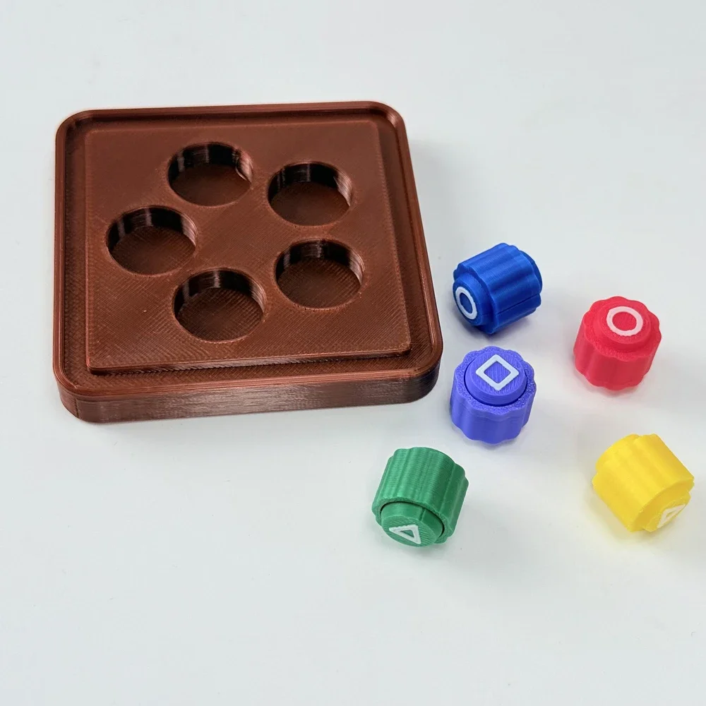 Juego tradicional coreano Gonggi Jack, juego de guijarros de piedra, estuche redondo, juego de fiesta, juego de escritorio, juguete de piedras de agarre