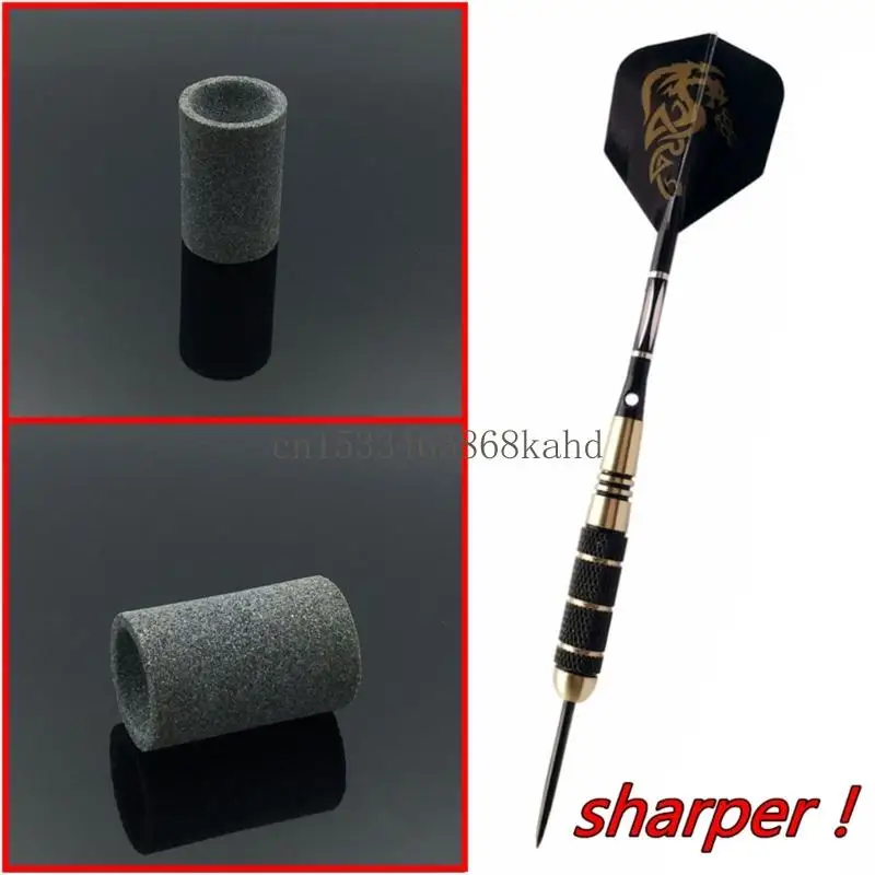 

10 Pcs Round Darted Sharpener Darted Sharpener Grinding Tool for Darted Tips X5QF