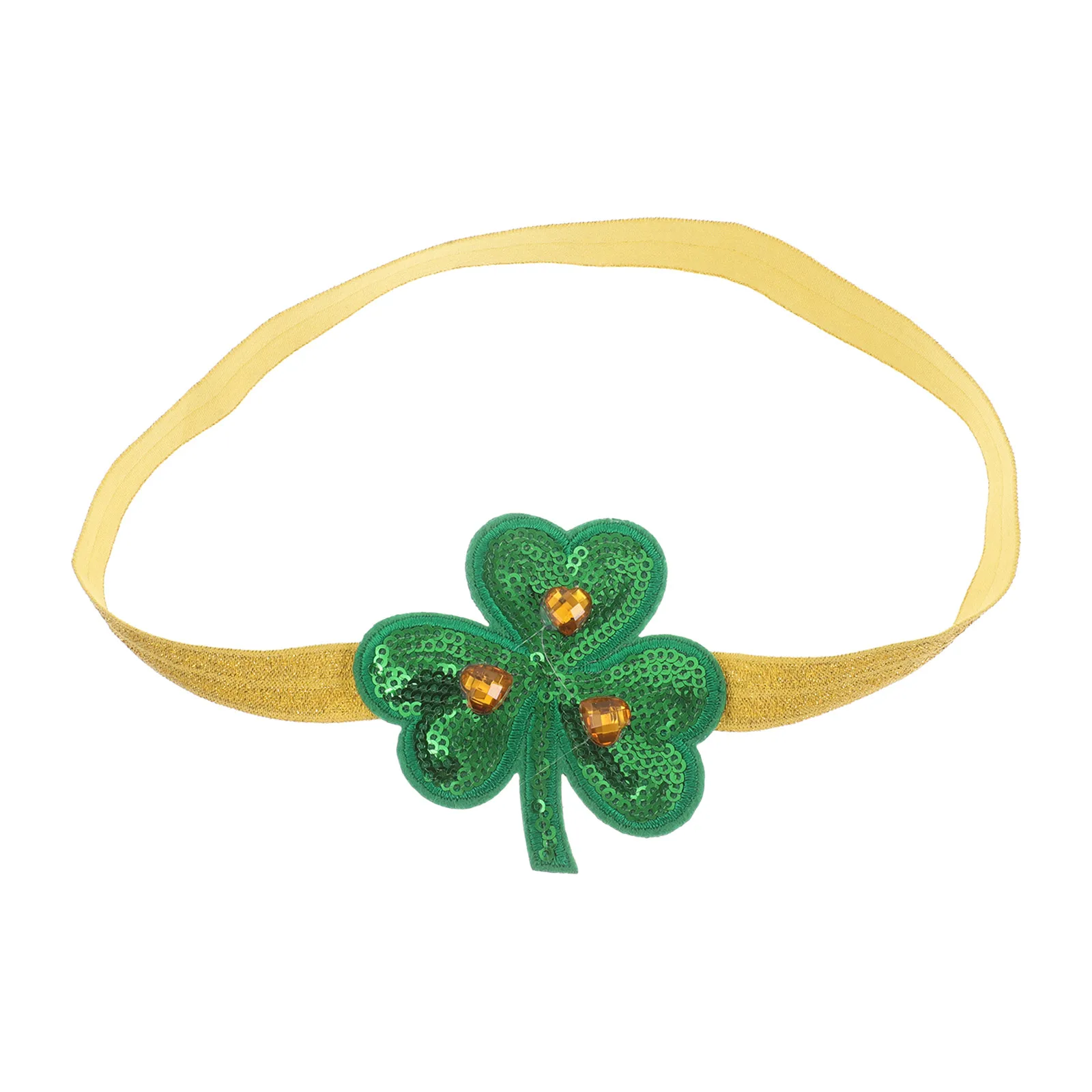 

St Patricks Day Shamrock Headband Green Leaf Headbands Irish Party Favors Fairy Accessories Justmydress Flower Crown Head Wear