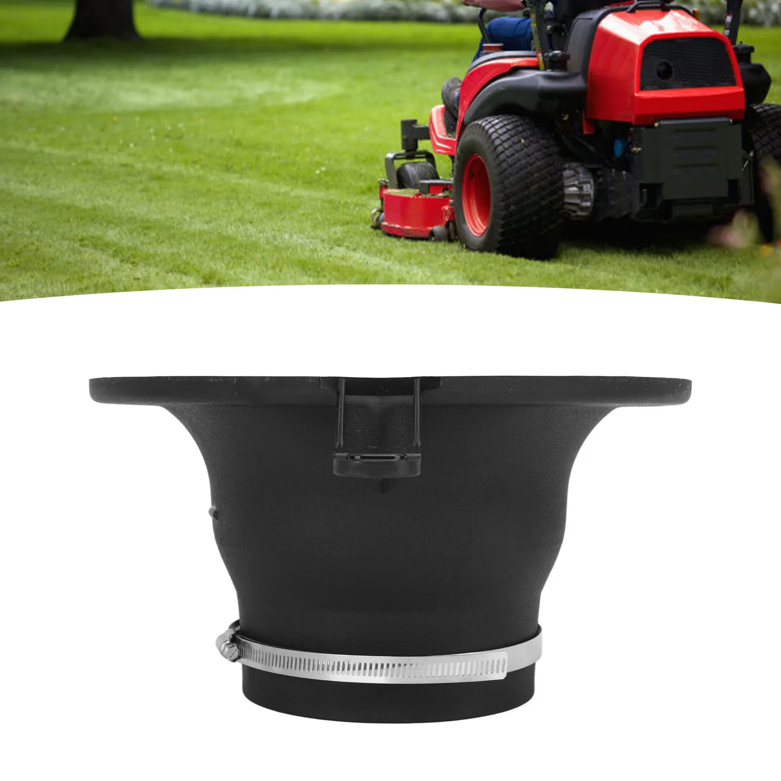 Lawn Vacuum Hose Adapter PP Lawn Tractor Leaf Vacuum Hose Adapter Replacement Parts for Agri Fab Hose Adapter for Agri Fab