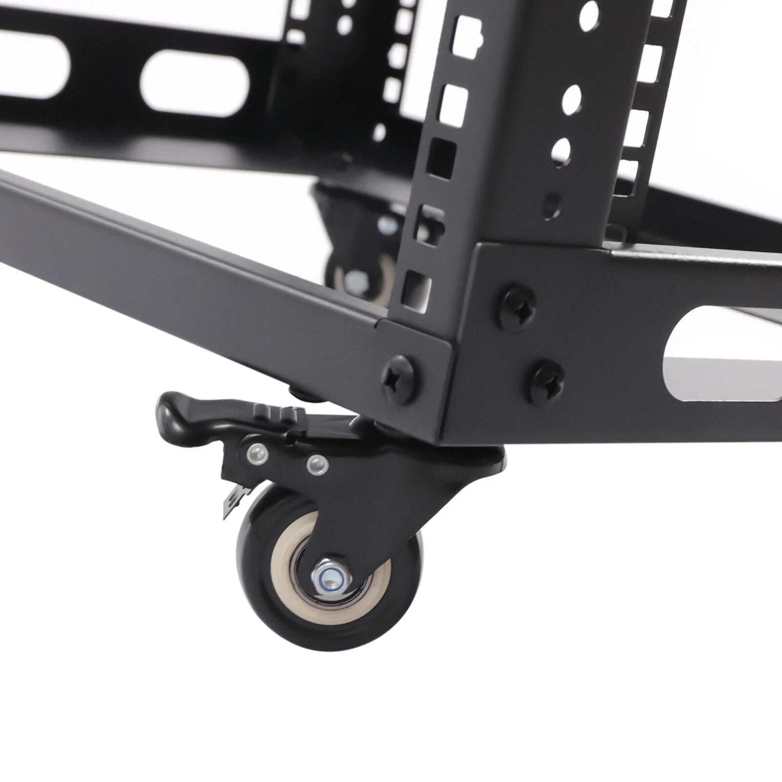 18U 18,5" Rack per server di rete a telaio aperto a 4 montanti 55*41*102,5 cm Partizione regolabile 0-80 cm/0-31,5 pollici