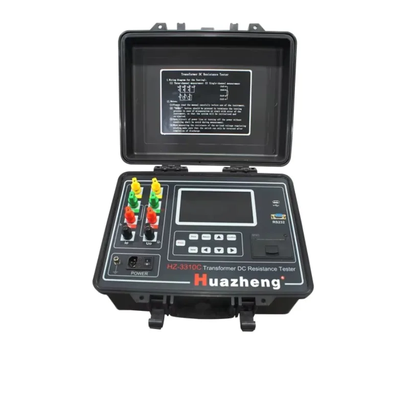 HuaZheng HZ-3310C DC Resistance Tester Transformer Winding Resistance Tester