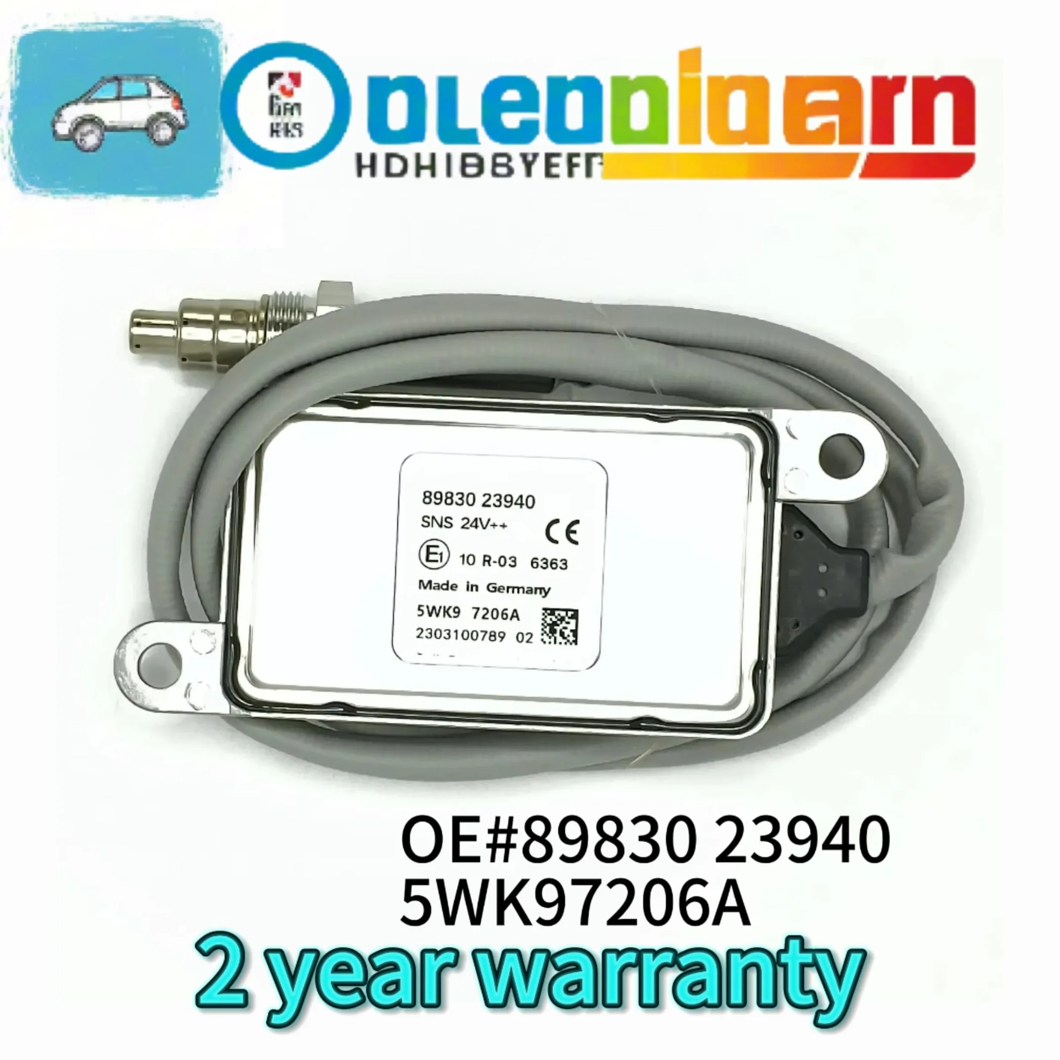 

5WK9 7206A 89830 23940 Новый датчик оксида азота Датчик Nox 5WK97206 8983023940 24 В для деталей грузовика ISUZU