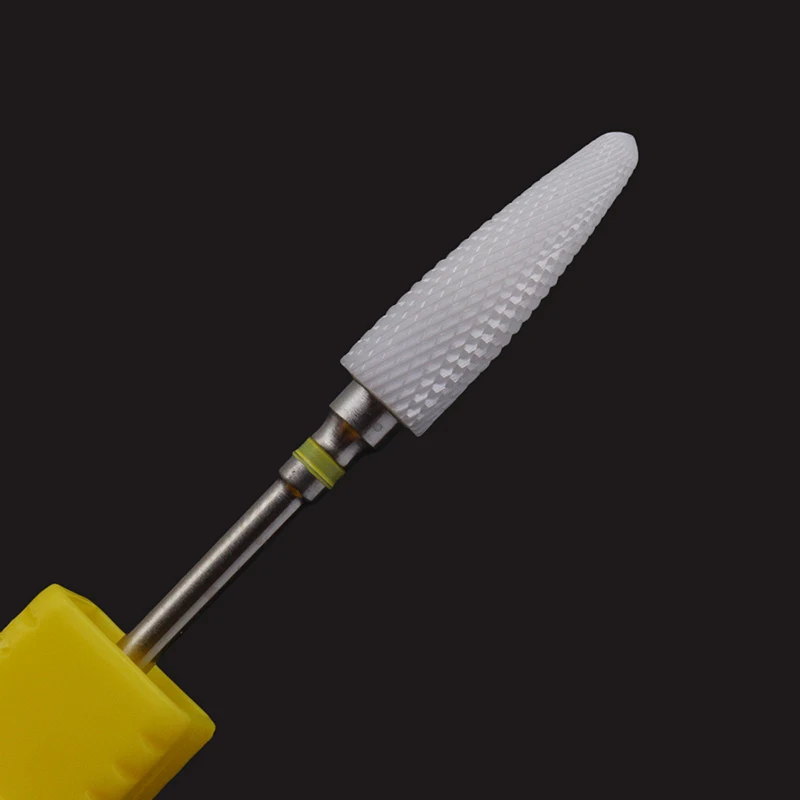 Easy Nail Ceramic Nail Drill Bit 3/32" Rotary Burr Bits For Manicure Pedicure Electric Drill Accessories Nail Tools Milling Cutt