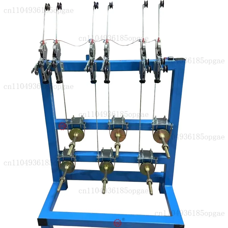 Stranded wire pay-off frame Copper wire vertical tension frame Multi-head wire bundle passive automatic tension