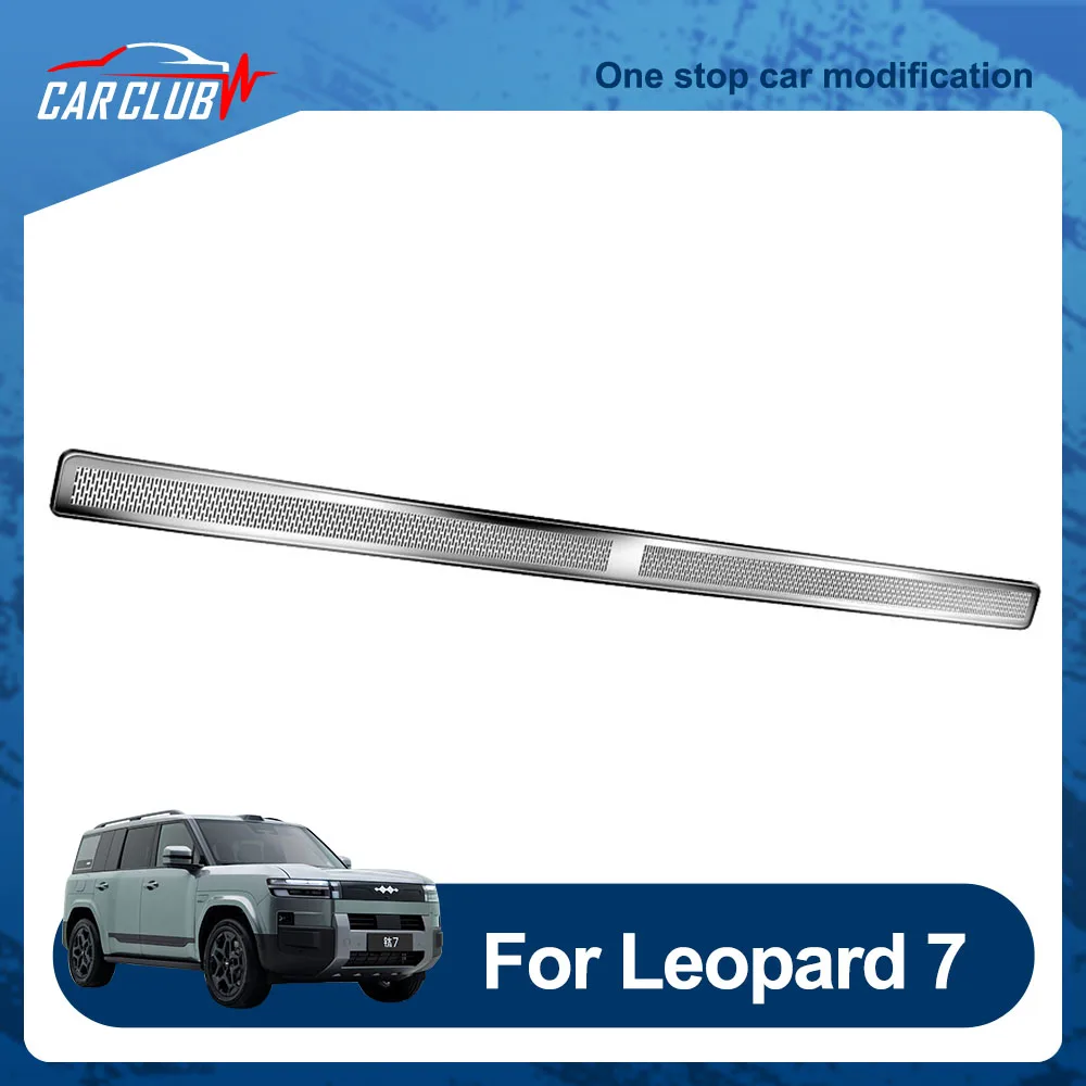 Tailgate Exhaust Mask Fit For BYD Leopard 7 Titanium 7 2025 2026 Stainless Steel Protective Cover Automotive Supplies ﻿