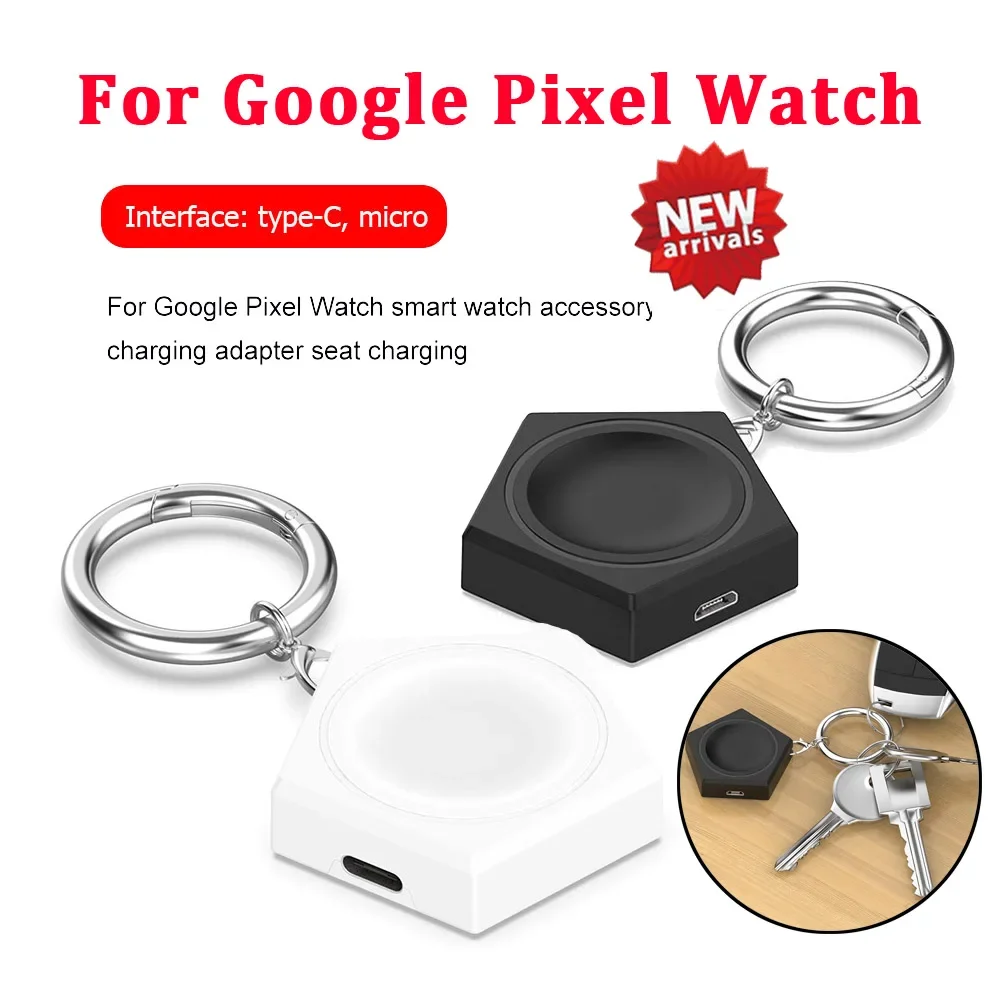 

Wireless Charging Dock Keychain for Google Pixel Watch Charger Adapter Cradle Replacement Smart Watch Accessories