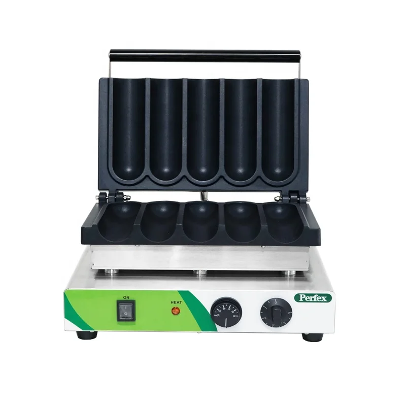 เครื่องปิ้งขนมปังไฟฟ้า 5 ม้วนและเครื่องทําแซนวิช