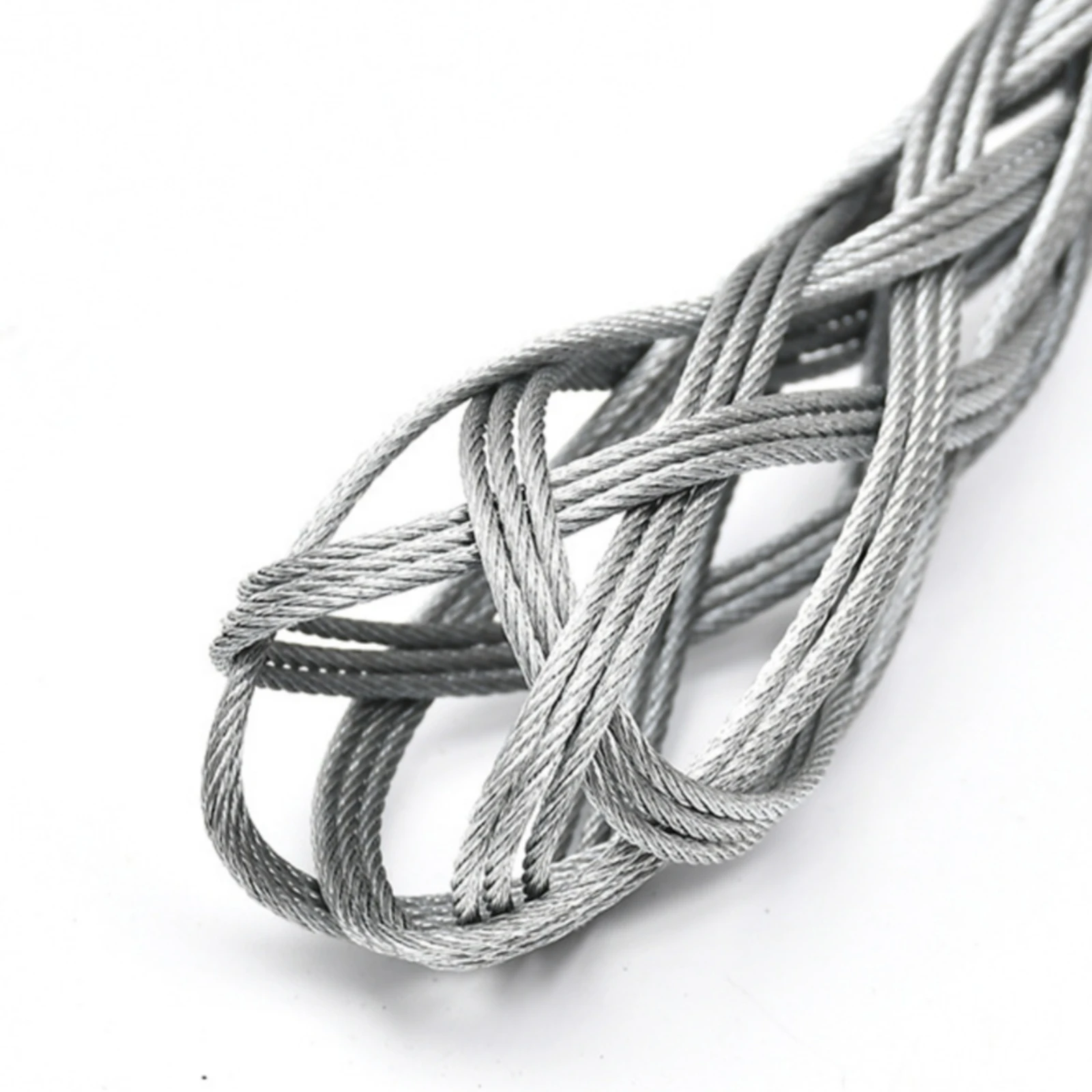 

Steel Wire Net Sleeve Silver Expandable Cable Braid