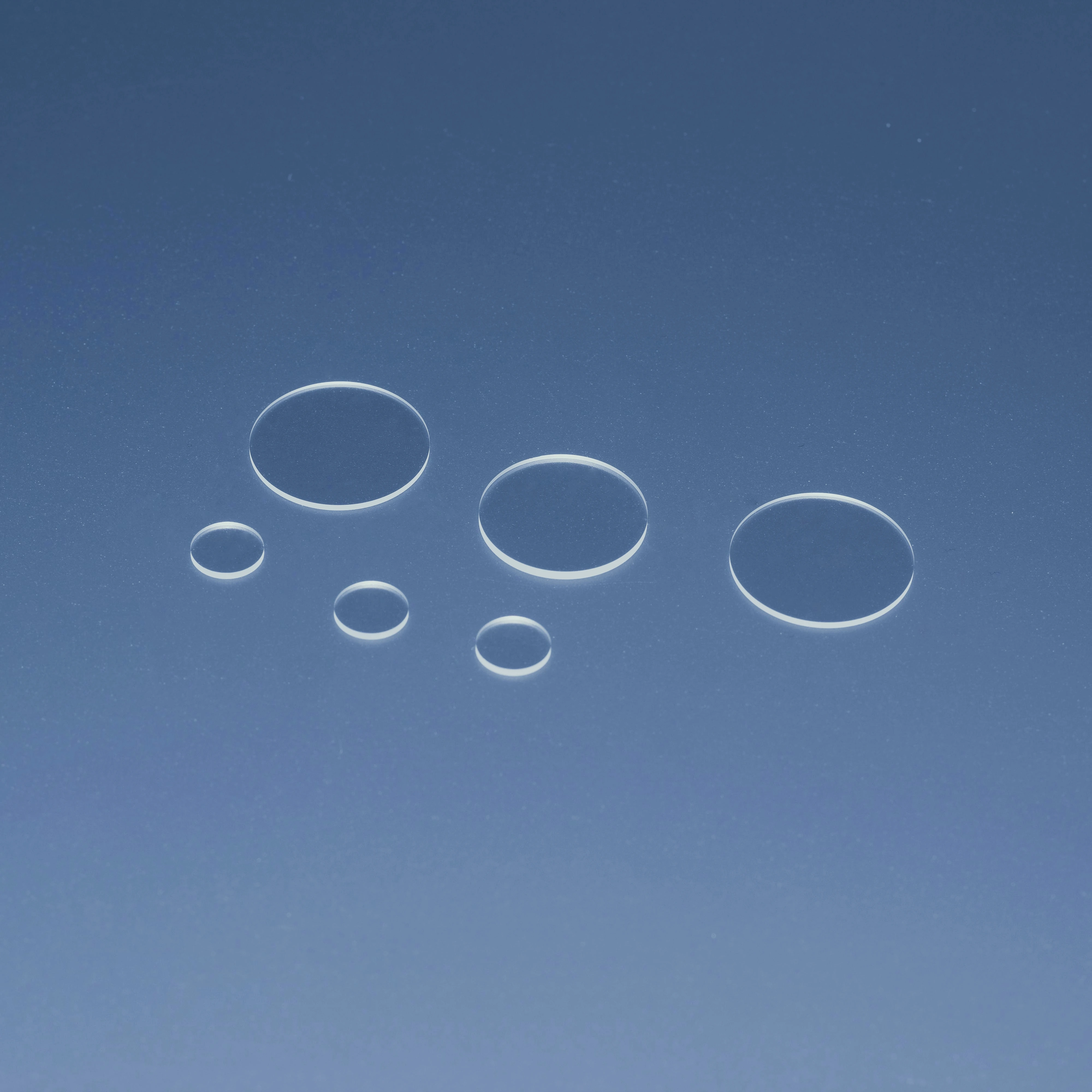 D100x0.1/0.2/0.5/1/2mm Ultra-thin Quartz Glass Wafer D5-200mm JGS2 Fused Silica Single Crystal Glass Wafers Substrates Lens