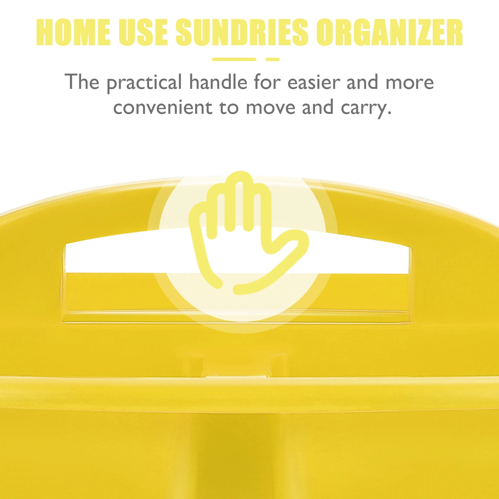 

2pcs Handheld Storage Basket Large Capacity Classroom Table Organizer Art Supplies Holder Plastic Pen For Stationery Painting