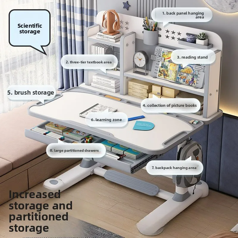 مجموعة طاولة رفع وكرسي للأطفال قابلة للتخصيص