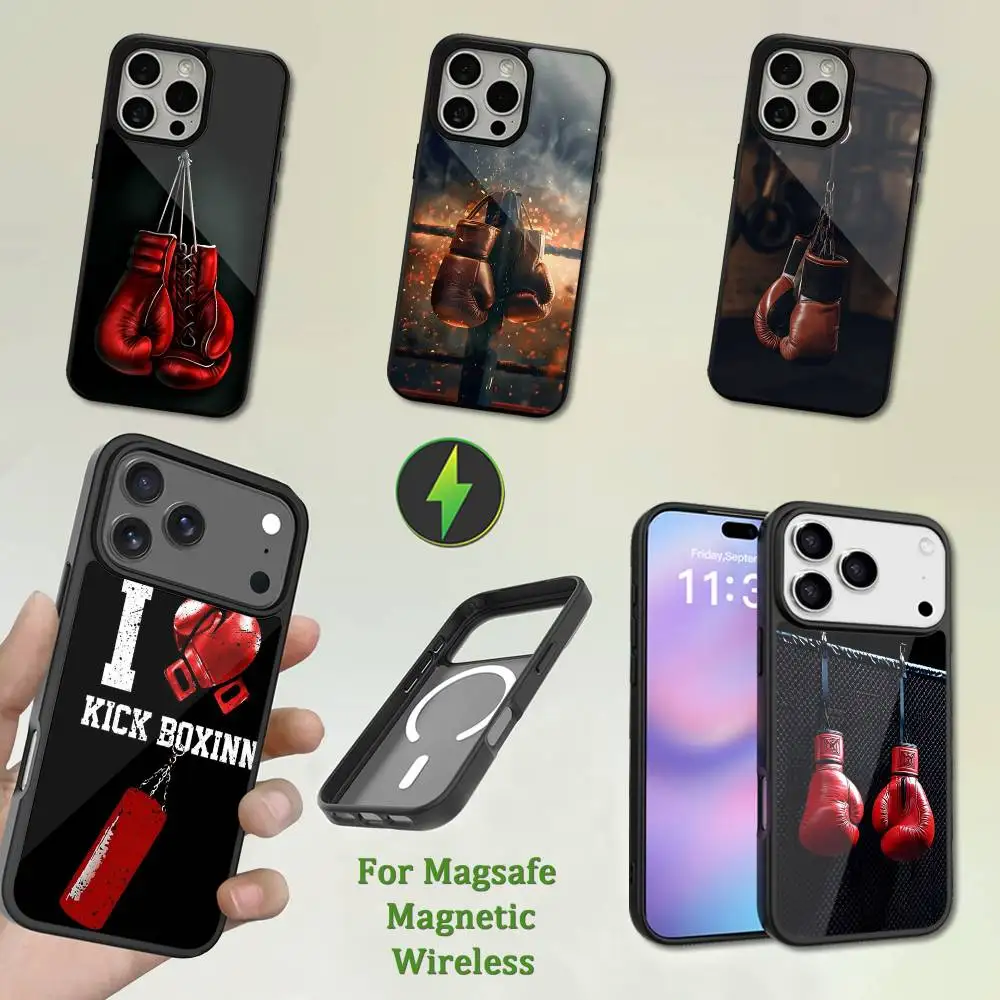 

Sports Art Boxing Gloves Phone Case For iPhone 13,12,11,16,15,17,14,Pro,Max,Plus,Mini,Magsafe,Magnetic Wireless Charging