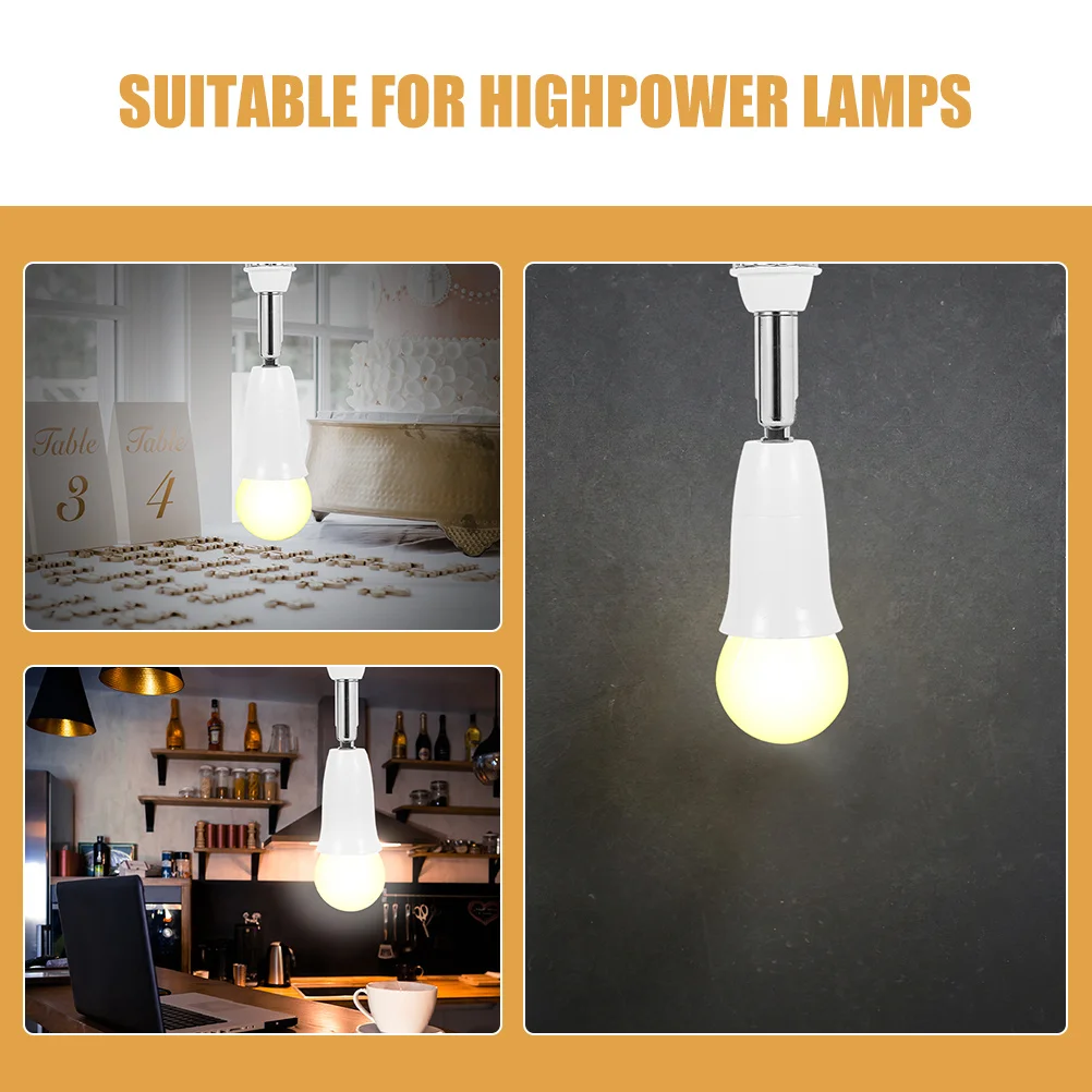 2pcs Adjustable Lamp Socket Extender 4.5 Inch B22 To E27 110V-250V 150W Light Extension Adapter For Lighting Fixture