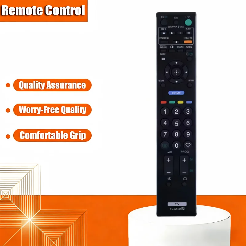 

RM-GD007 remote control compatible with Sony TV KDL-40W5500 37S5500 32S5500 26S5500 46W4500 40WE5 46WE5 52V5500 RM-GD006