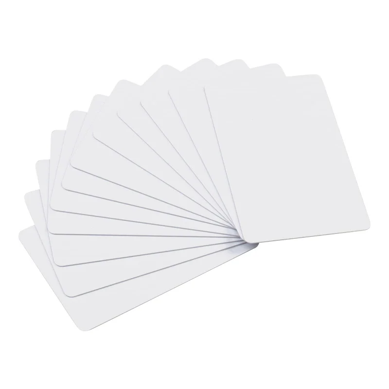 100pcs a lot Blank PVC Cards Playing Card Plastic Cards for Drawing and DIY 30 Mil Graphic Quality White 3 Sets Customized Color