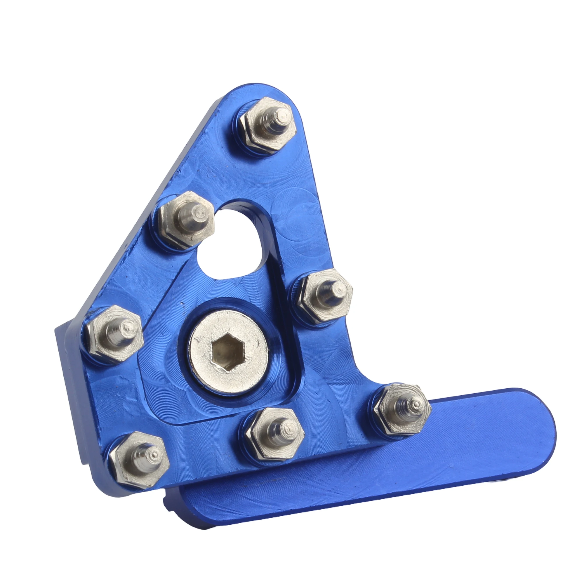 Powermotor Tritt platten spitze des hinteren Bremspedal hebels des Motorrads für drehbares Motorrad zubehör aus Aluminium legierung – Detail 4