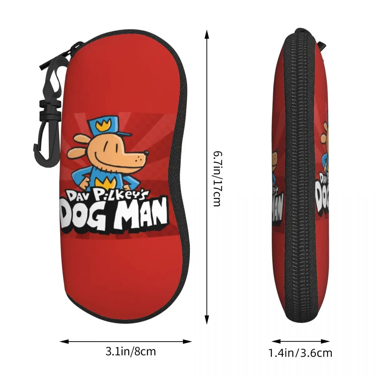 Custom Dogs Man Shell Eyeglasses Protector Cases Cute Sunglass Case Glasses Pouch