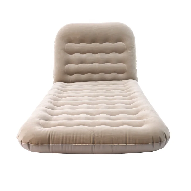 Modern Flocking Eco-friendly Um Assento Sofá-cama Inflável