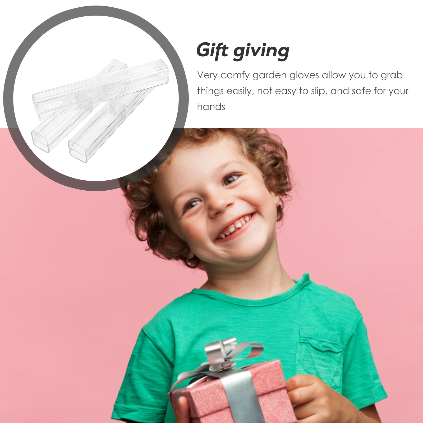 

10Pcs Clear Pencil Cases Transparent Portable Pen Storage Boxes Students Stationery Organizer Pencil Boxes Gift Pen Container