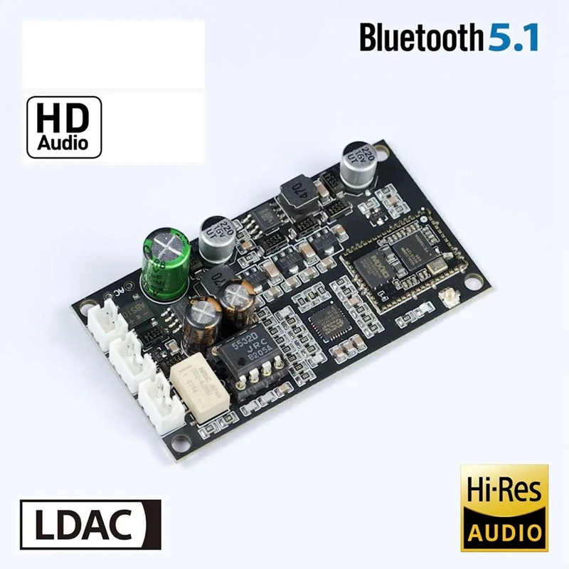 ES9038 Bluetooth 5.1 QCC5125 bezprzewodowa tablica odbiorcza ES9018K2M moduł dekodujący obsługa LDAC/APTX 24Bit/96Khz