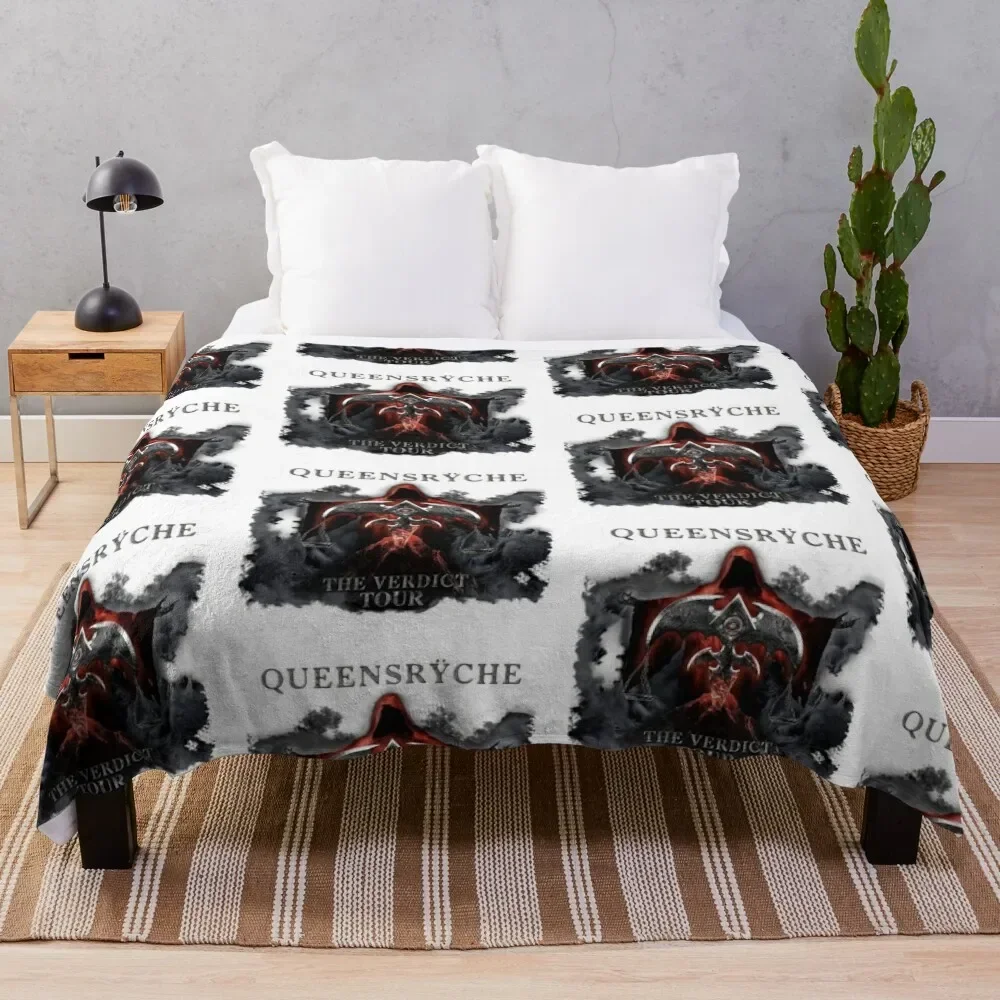 

NEW QUEENSRYCHE TOUR Throw Blanket heavy to sleep Soft Plush Plaid Travel Blankets