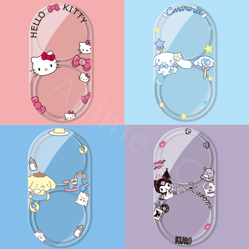 Tempered Glass for iPhone 16 15 14 13 Pro Max 16Plus 13Mini Camera Lens Protector Film Cover Hello Kitty Kuromi Cinnamoroll