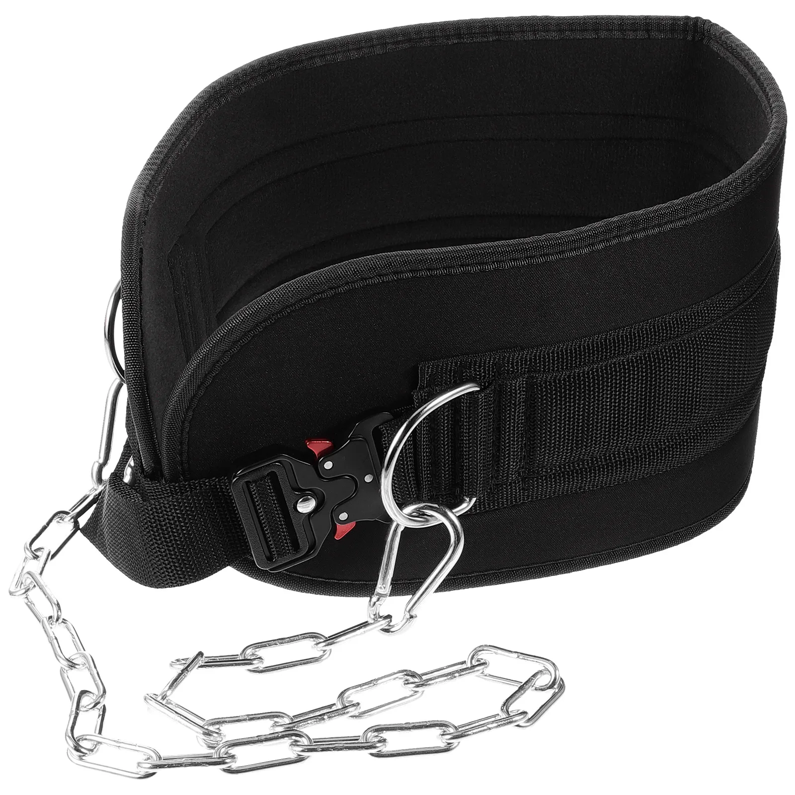 

Weightlifting Belt Men Gym Metal Chain Waist Support Fitness Accessories Weighted Dipping Pull- Bodybuilding Training