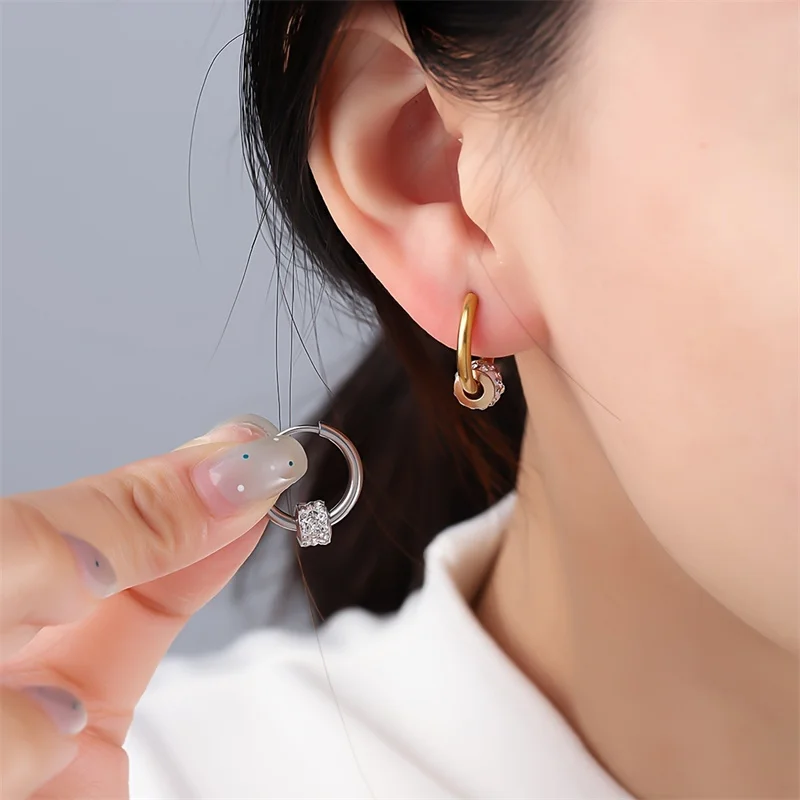 Elegant Stainless Steel Ball Earrings Minimalist Design Perfect for Daily Wear and Gift Giving Suitable for Various Occasions