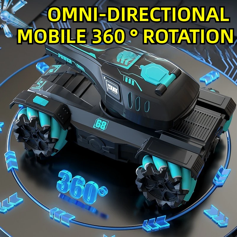 Samochód zdalnie sterowany Super Speed ​​Tank Bomba wodna Samochód Kreatywny pojazd terenowy z napędem na cztery koła Gra wieloosobowa dla dzieci Zabawki bojowe
