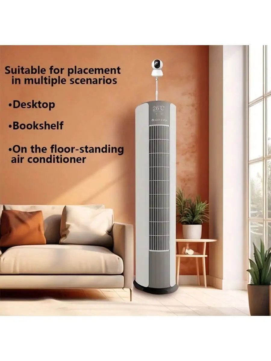 Adjustable Desktop Telescopic Surveillance Camera Stand, Also Suitable for Security Cameras and Monitors
