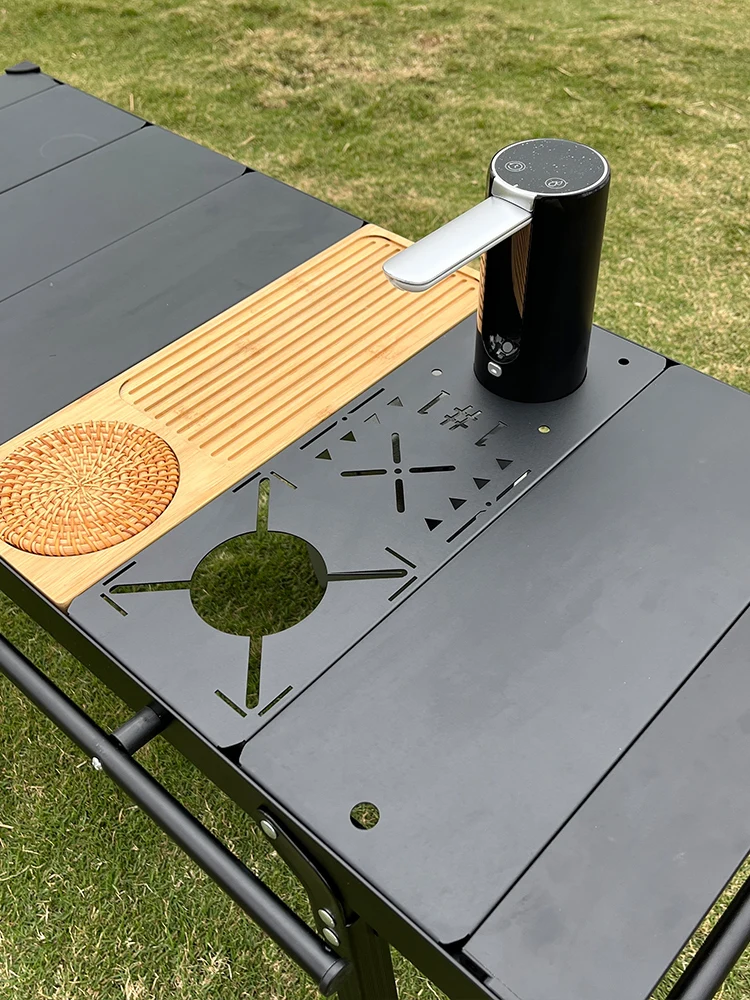 

IGT Table Unit Plate with Foldable Water Suction Device Portable IGT Table Plate Camping Stove Table