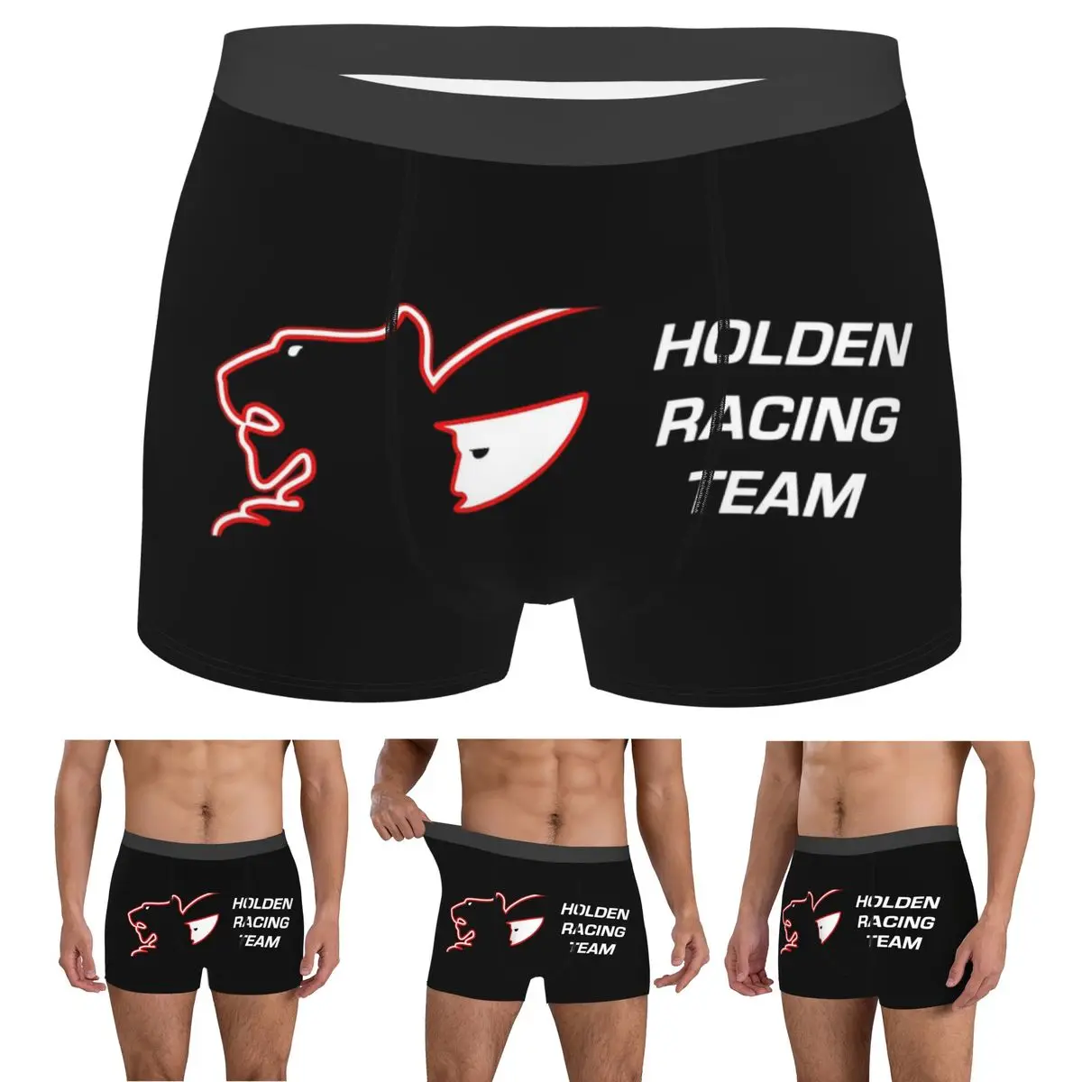 

Boxer Underpants Shorts Holden Logo Panties Men Soft Underwear for Homme Man Boyfriend Gift