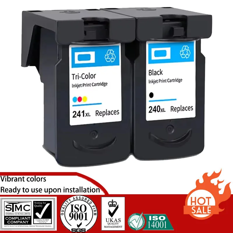 Compatible Remanufactured Ink Cartridge for Canon PG240 240 CL241 241 suit For Canon PIXMA MG2120/2220/3120/3122/3220/3222/3520