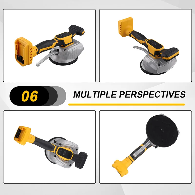 Tile Vibration Leveling Machine Tiler Vibrator Tool  Adjustable Speed & Digital Display For Dewalt 18V 20V Battery