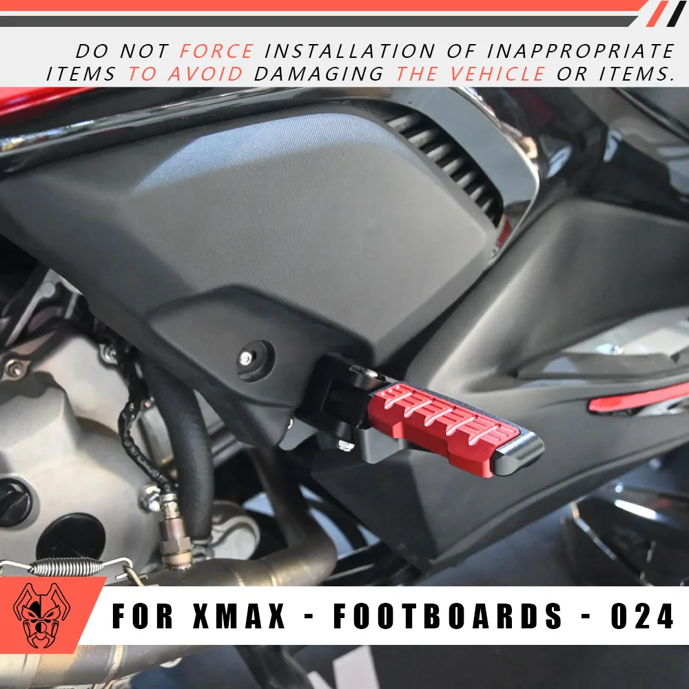 

MTKRACING FOOTBOARDS For YAMAHA XMAX 2023-2024 Motorcycle Footboard Steps Foot Plate Footrest Pedal Footpads Plate