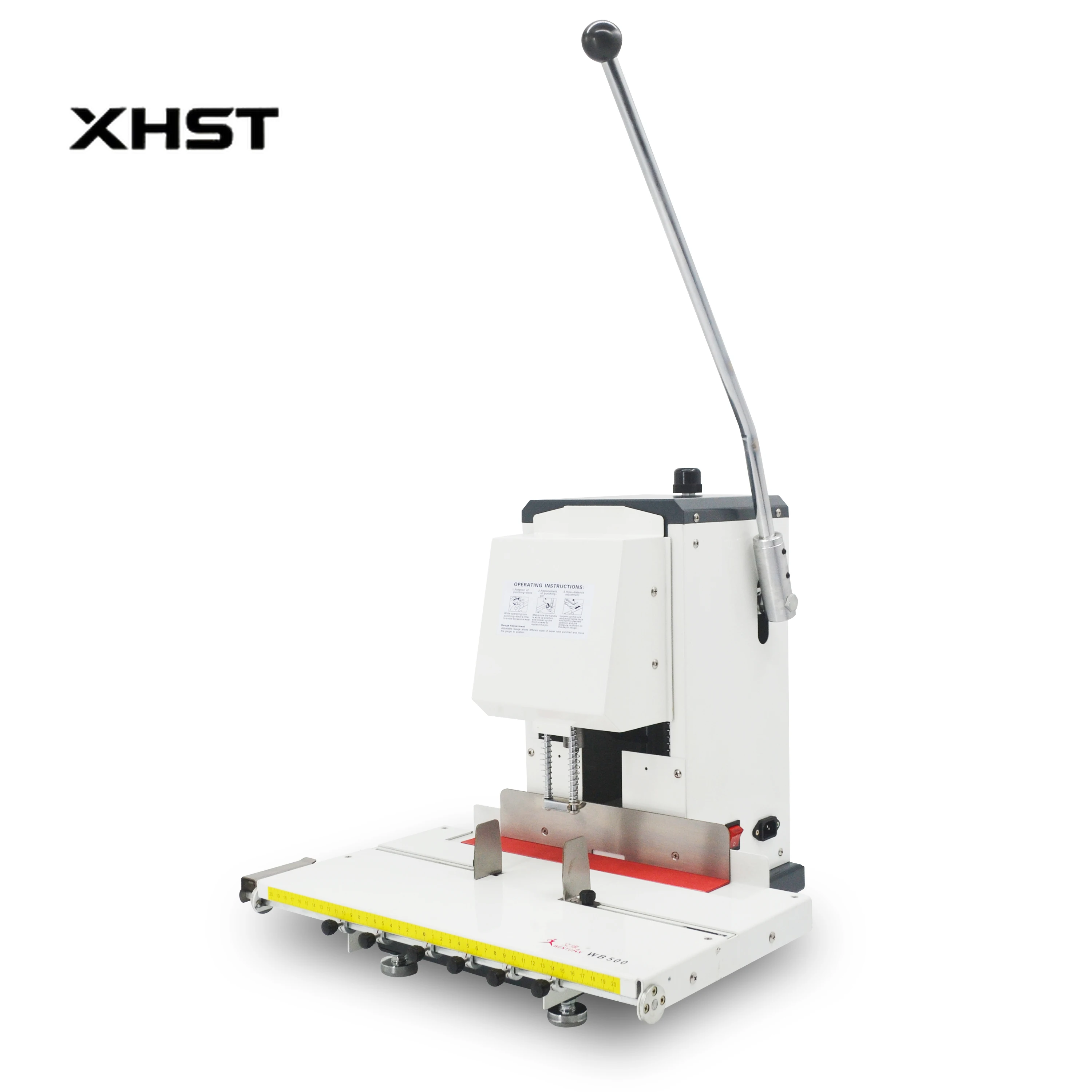 

U-WB500 Electric Paper Drilling Machine Movable Plate Hole Puncher For Paper