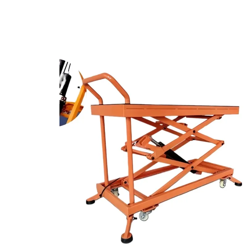 Electric Lifting Horse Stool  Platform Truck Trolley Scissor Type Workbench Small Bricklaying Interior Decoration