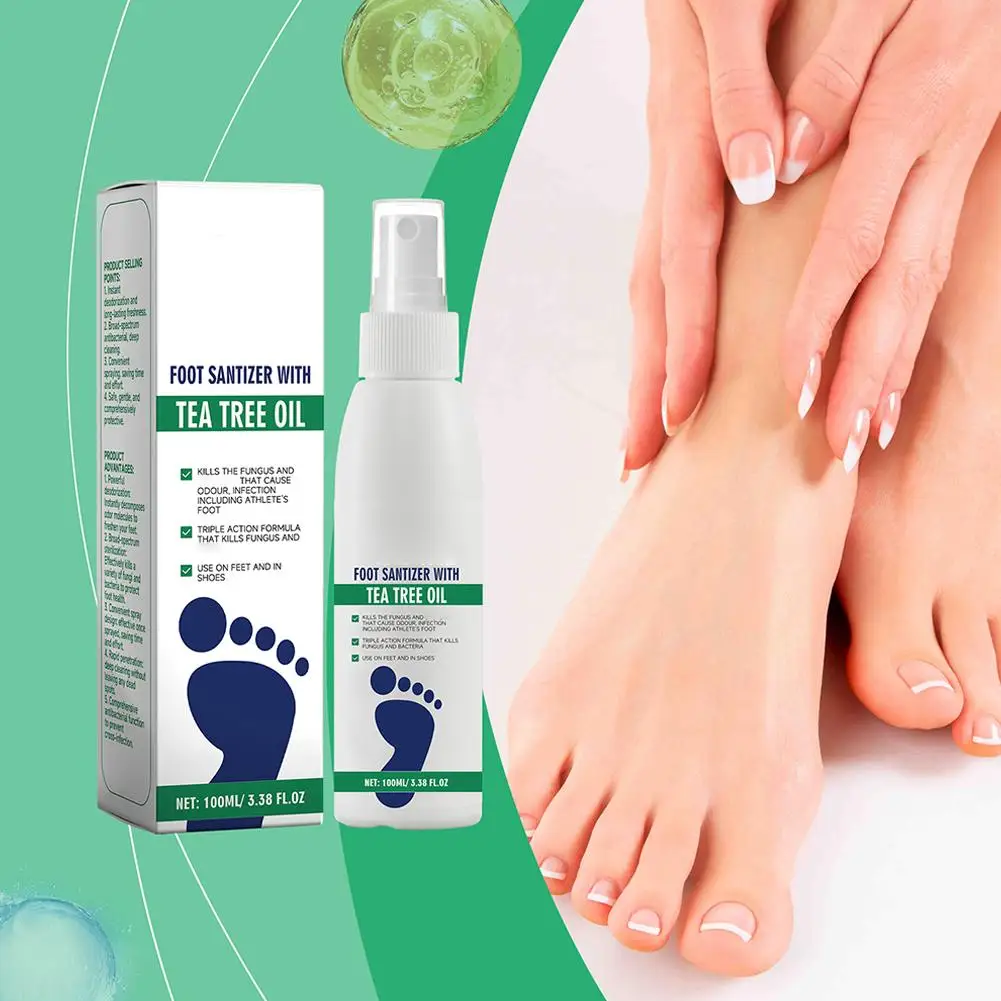 Shoes Foot Deodorization Spray Perfume Foot Odor Shoe 100ml Care Spray Socks Deodorant Removal Odor Artifact Odor Foot Foot C0Q1