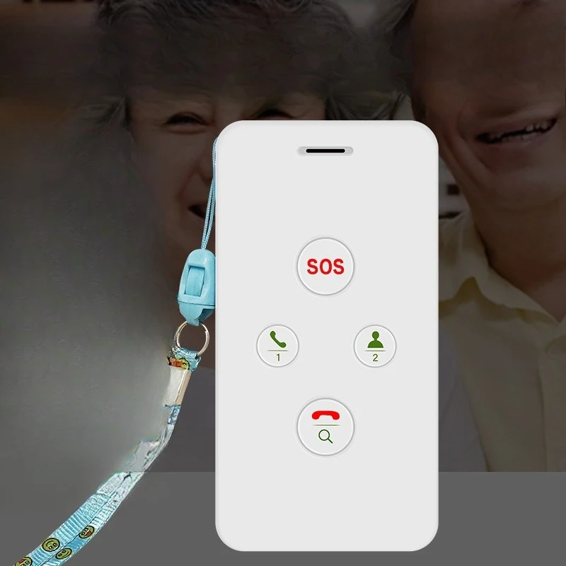 

Intelligent 4G student electronic badge can make two-way calls GPS elderly and child locator anti-lost device one-click call